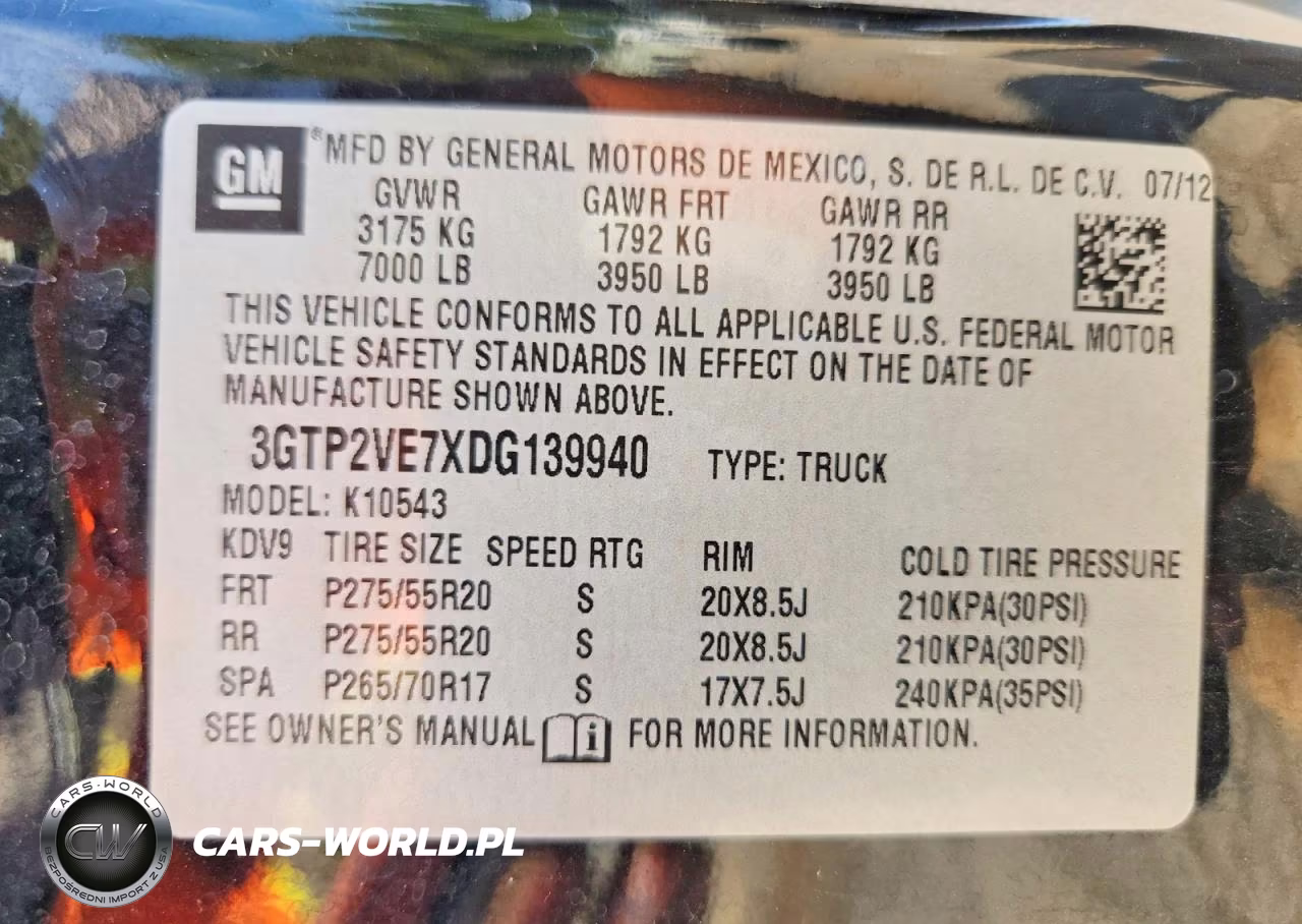 2013 GMC Sierra K1500 Sle VIN:3GTP2VE7XDG139940 - 12