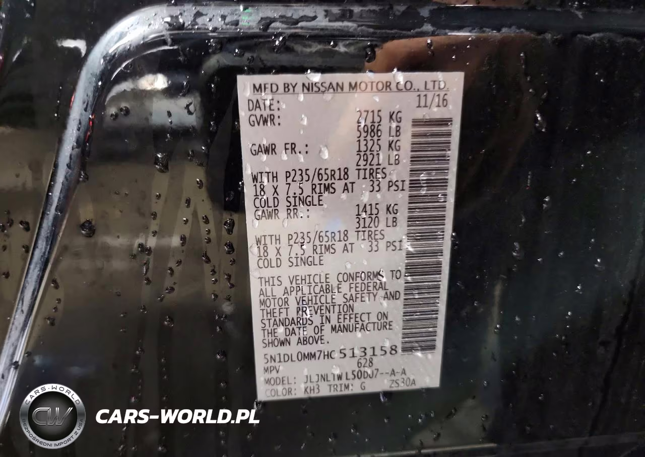 2017 Infiniti Qx60 Base VIN:5N1DL0MM7HC513158 - 12