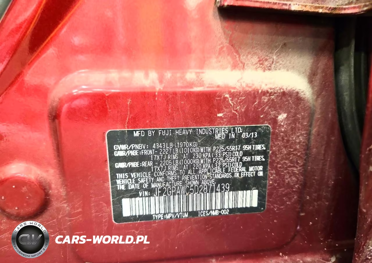 2013 Subaru Xv Crosstrek 2.0 Premium VIN:JF2GPAWC5D2871439 - 14