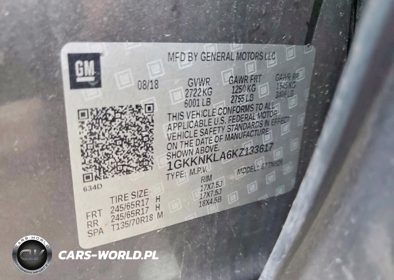 2019 GMC Acadia Sle VIN:1GKKNKLA6KZ133617 - 12