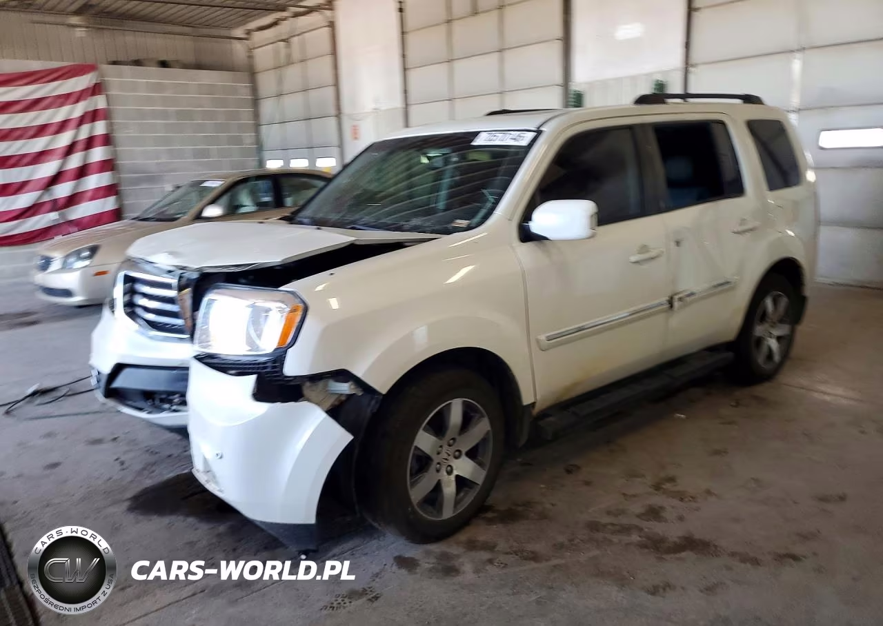 2014 Honda Pilot Touring VIN:5FNYF4H91EB045355 - 1