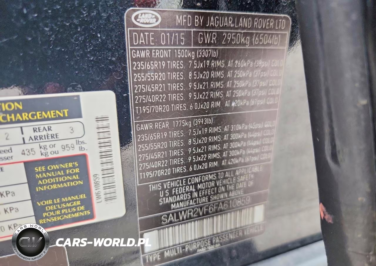 2015 Land Rover Range Rover Sport Hse VIN:SALWR2VF6FA610859 - 13
