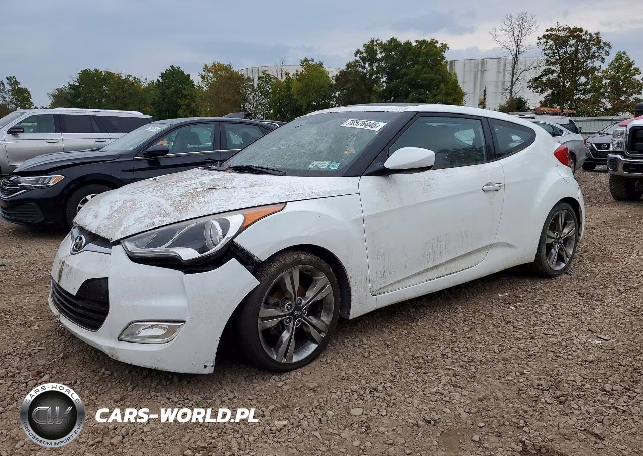 2017 Hyundai Veloster Value Edition VIN:KMHTC6AD3HU322723 - 1