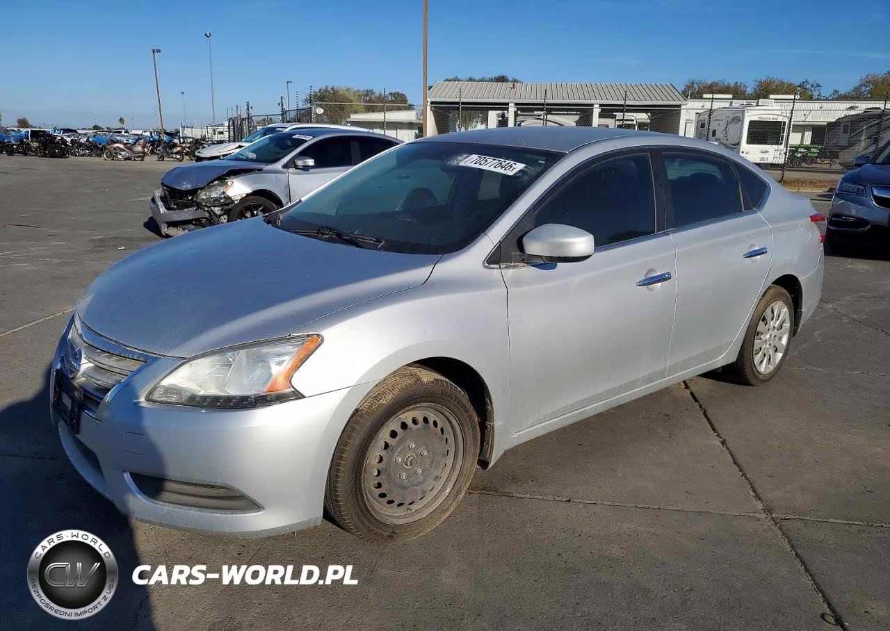 2013 Nissan Sentra S VIN:3N1AB7AP4DL783824 - 1