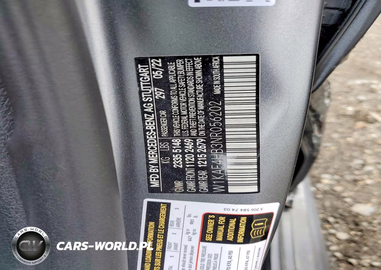 2022 Mercedes-Benz C 300 4Matic VIN:W1KAF4HB3NR056202 - 12