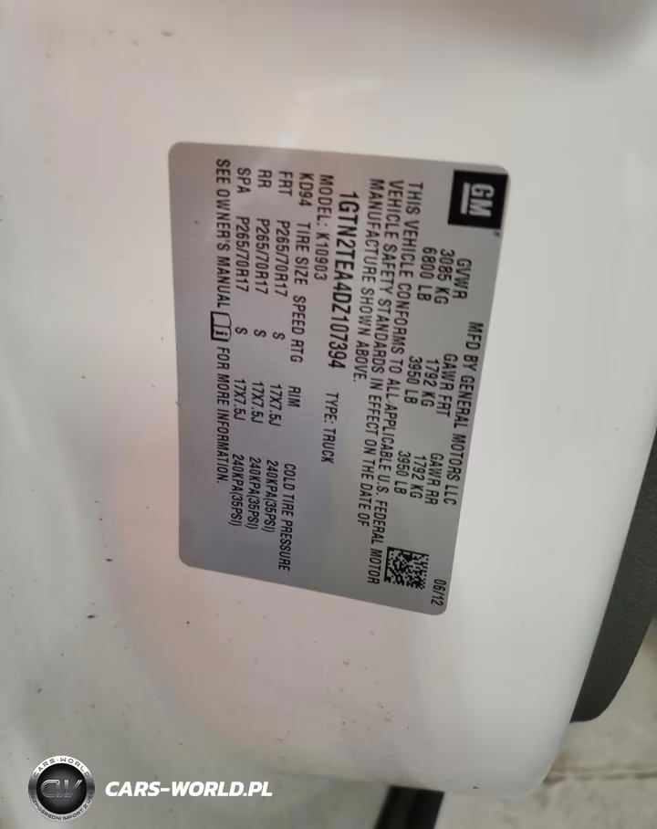 2013 GMC Sierra K1500 VIN:1GTN2TEA4DZ107394 - 12