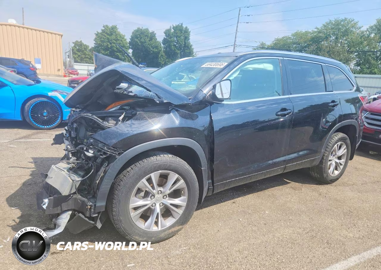 2015 Toyota Highlander Xle VIN:5TDJKRFH0FS111542 - 1