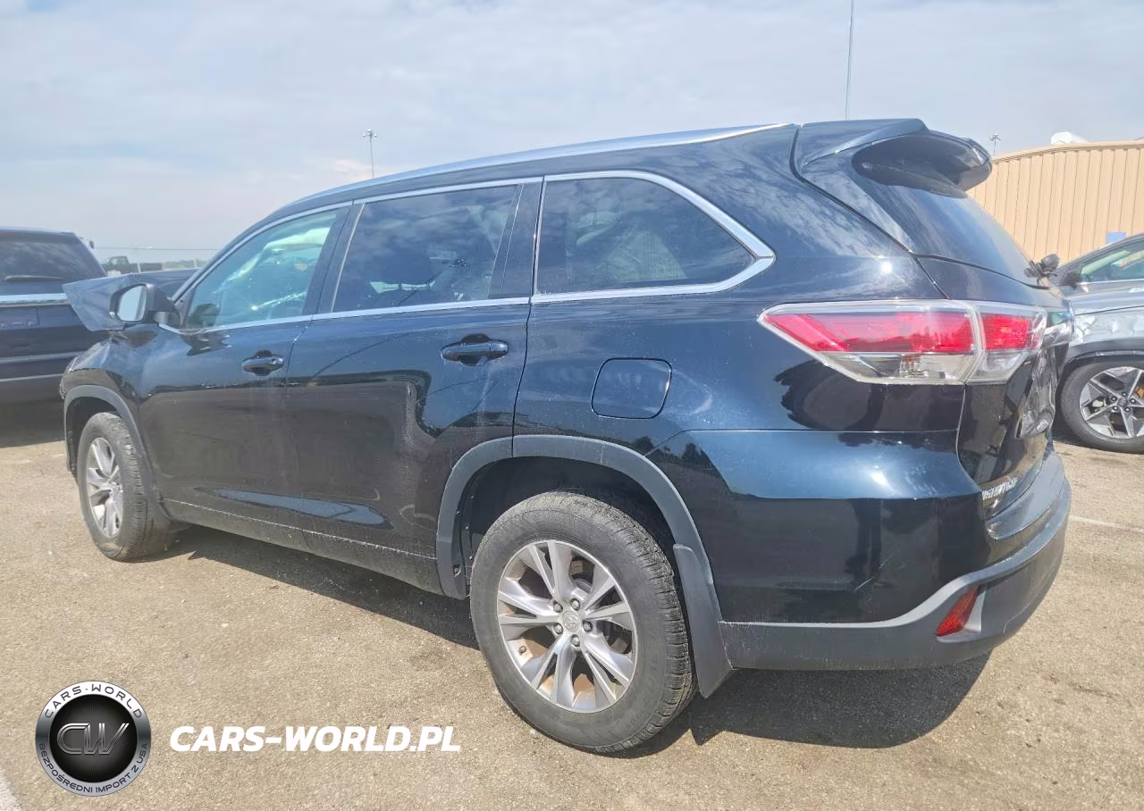 2015 Toyota Highlander Xle VIN:5TDJKRFH0FS111542 - 2