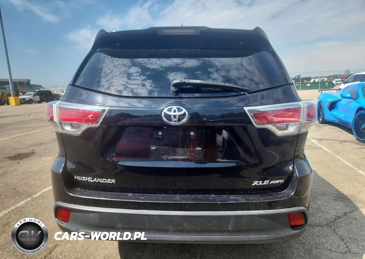 2015 Toyota Highlander Xle VIN:5TDJKRFH0FS111542 - 6