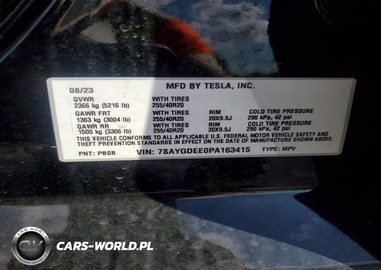 2023 Tesla Model Y VIN:7SAYGDEE0PA163415 - 12