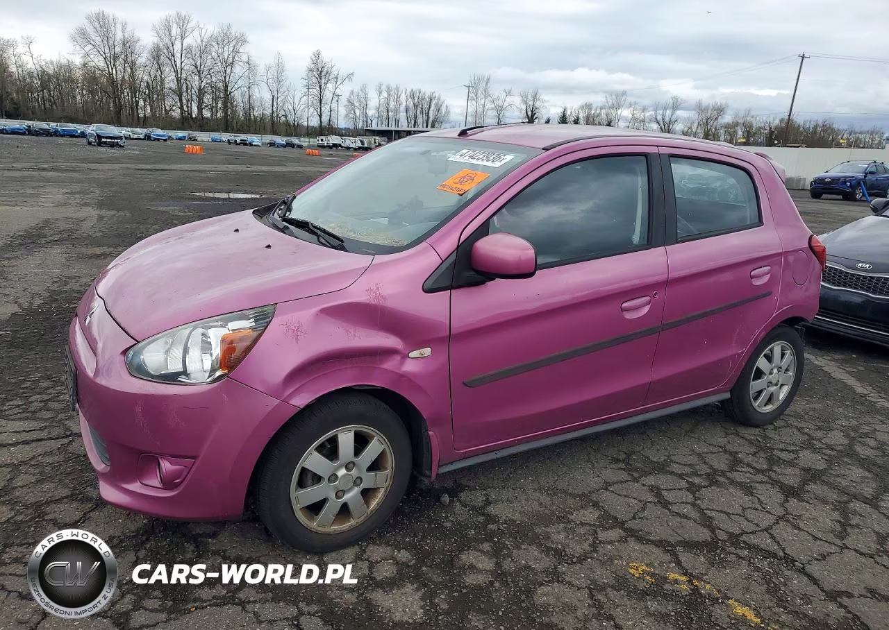 2014 Mitsubishi Mirage Es VIN:ML32A4HJ4EH005899 - 1