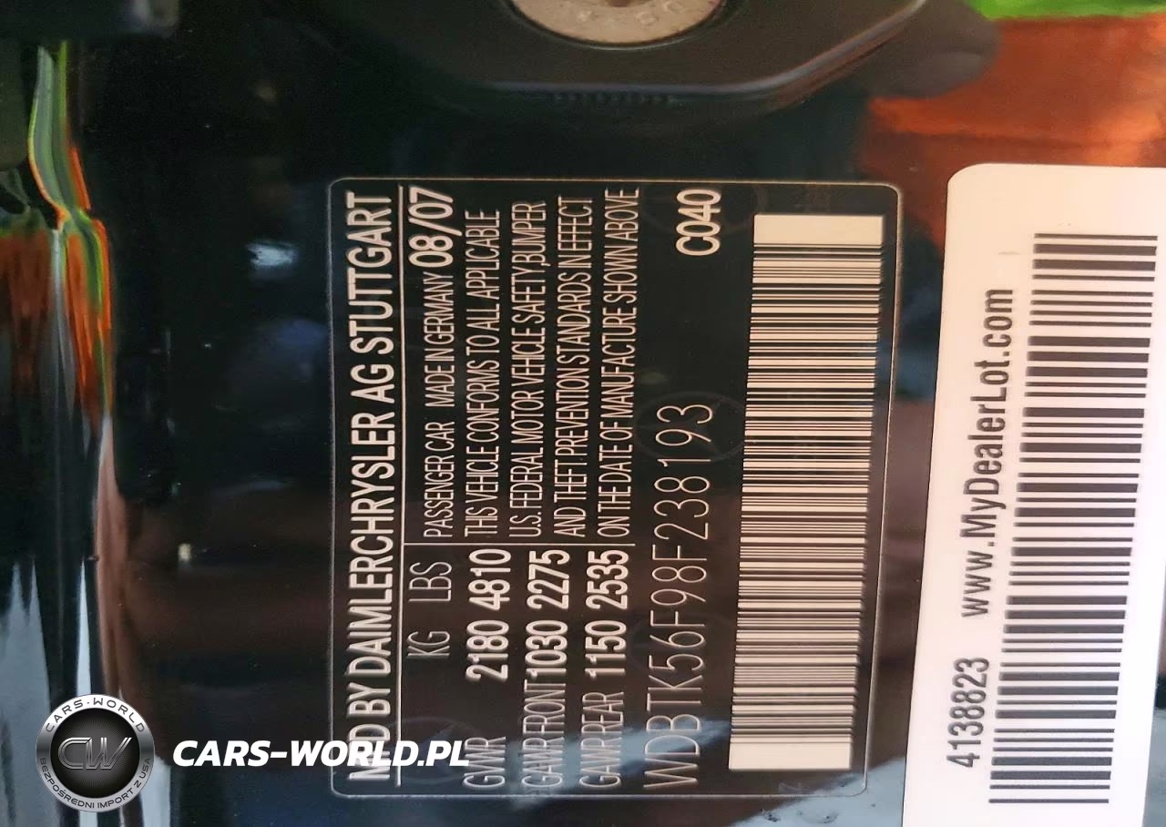 2008 Mercedes-Benz Clk 350 VIN:WDBTK56F98F238193 - 12