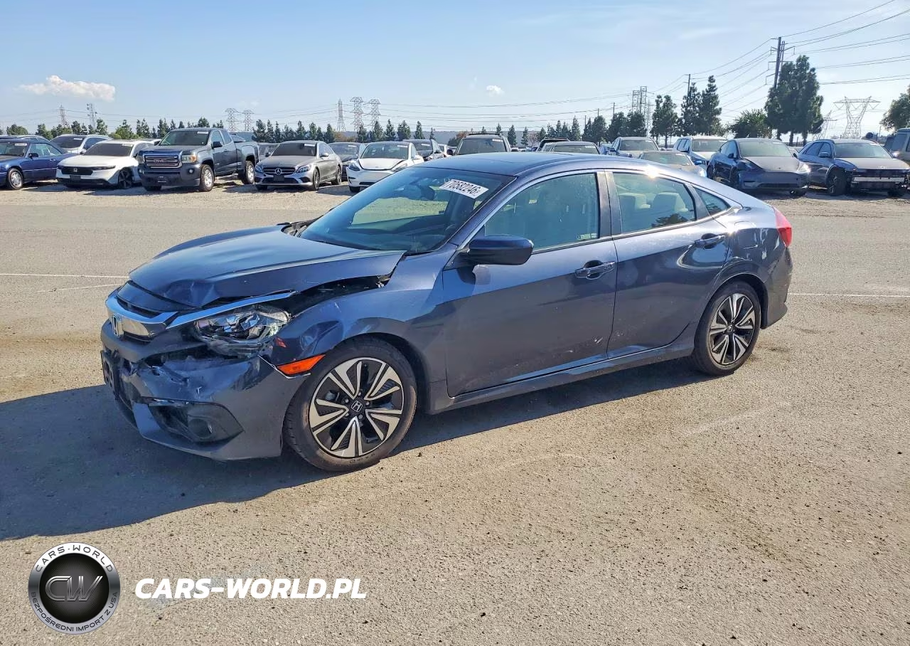 2018 Honda Civic Ex VIN:JHMFC1F31JX015865 - 1