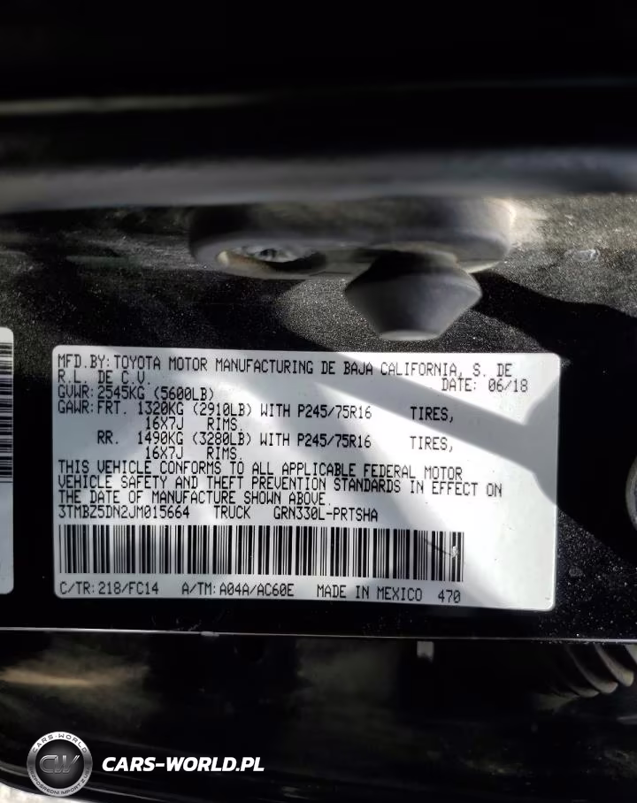 2018 Toyota Tacoma Double Cab VIN:3TMBZ5DN2JM015664 - 12