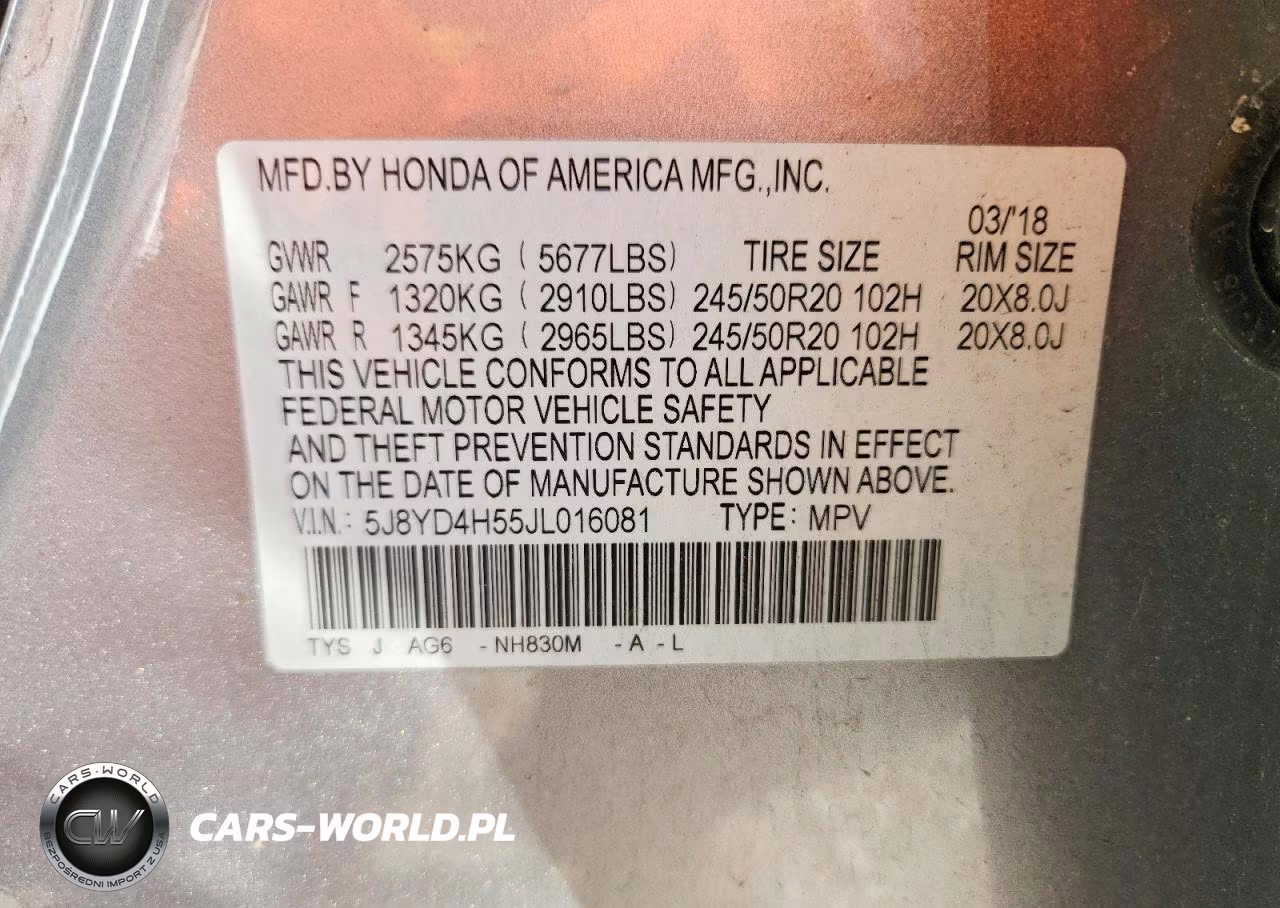 2018 Acura Mdx Technology VIN:5J8YD4H55JL016081 - 13