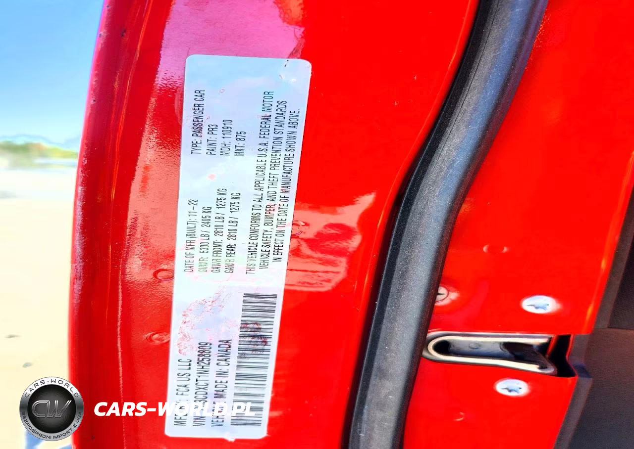 2022 Dodge Charger R-T VIN:2C3CDXCT1NH258809 - 13