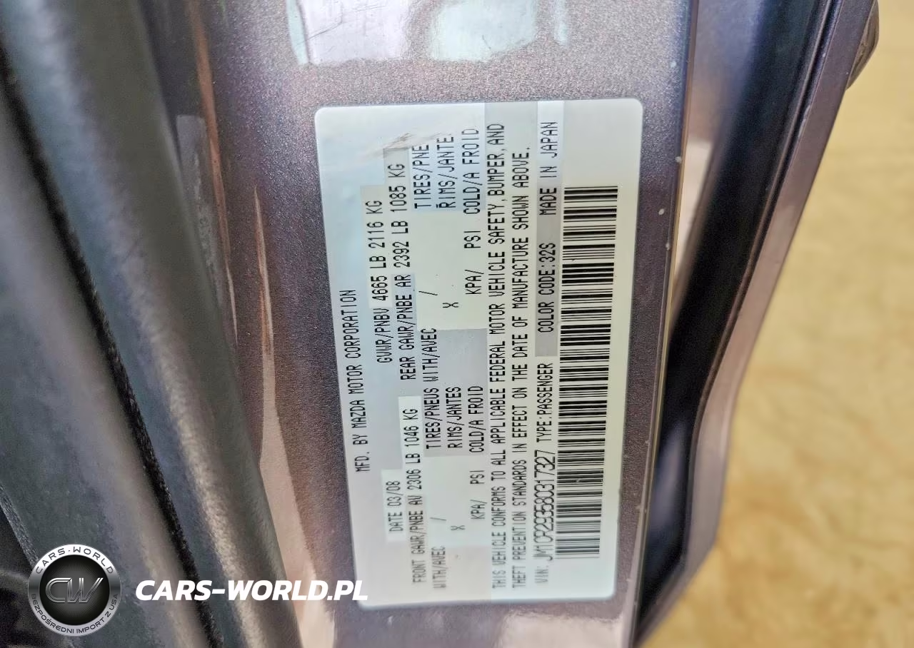 2008 Mazda 5 VIN:JM1CR293580317327 - 13