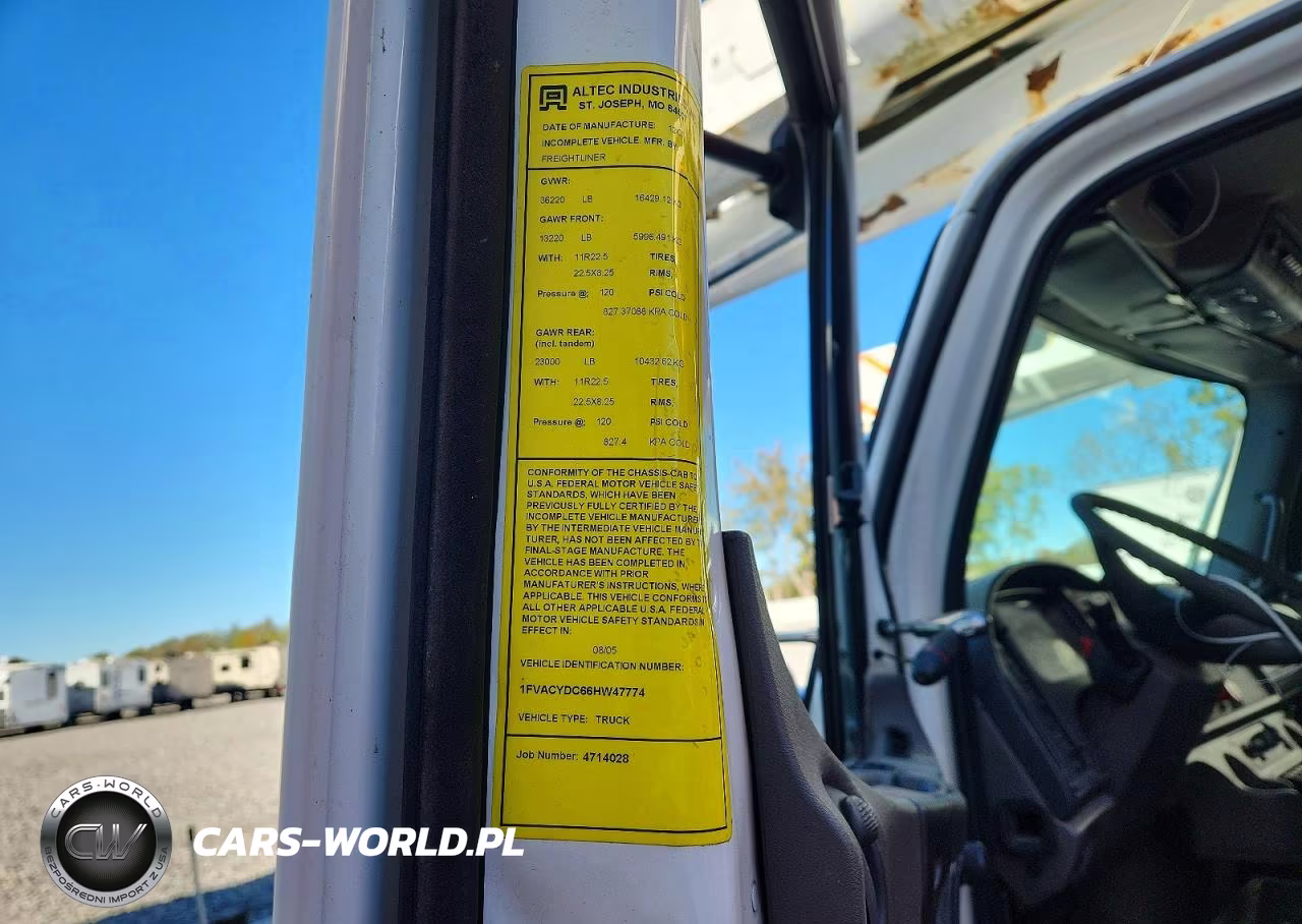 2006 Freightliner Business Class M2 Bucket Truck VIN:1FVACYDC66HW47774 - 12