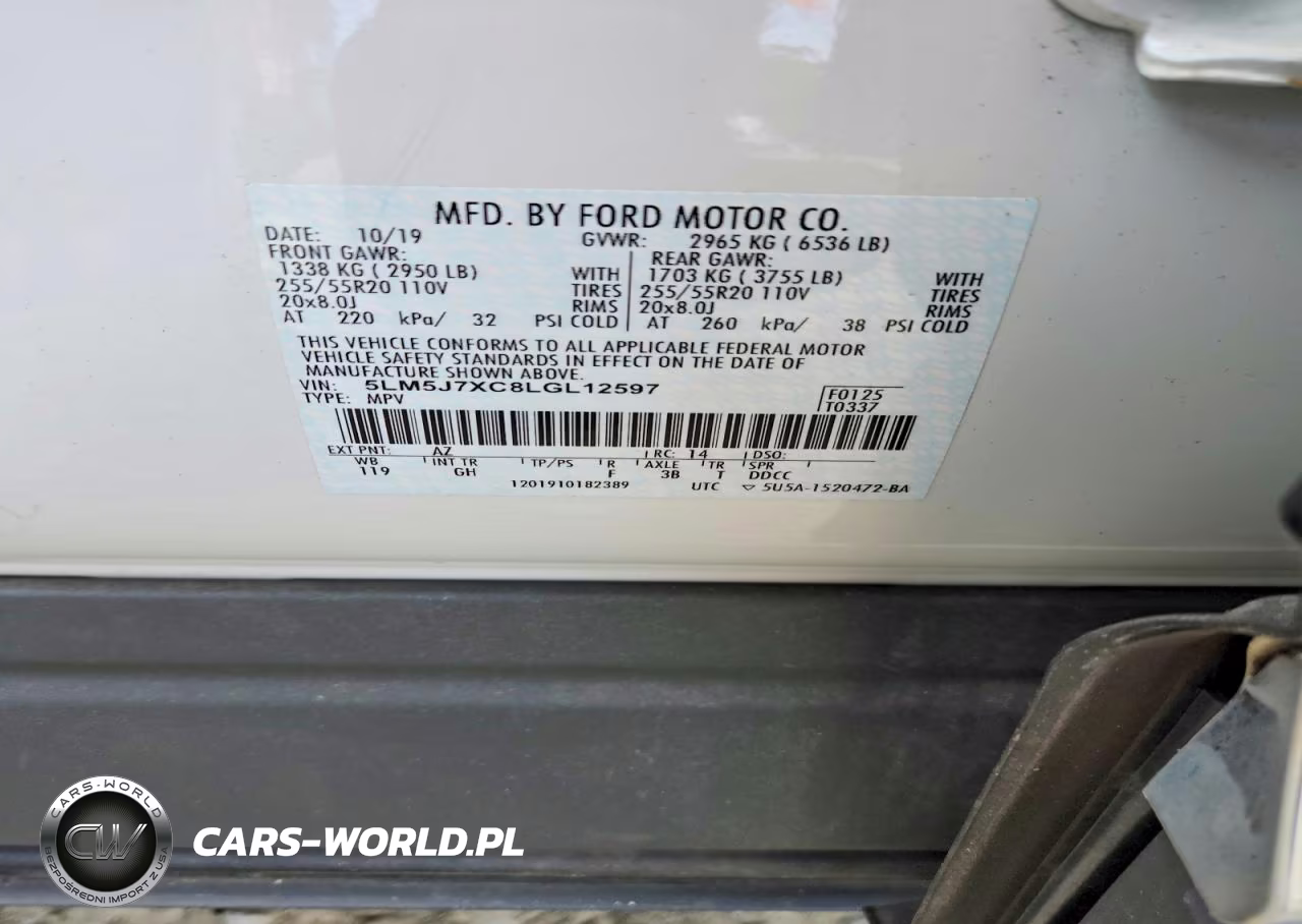 2020 Lincoln Aviator Reserve VIN:5LM5J7XC8LGL12597 - 13