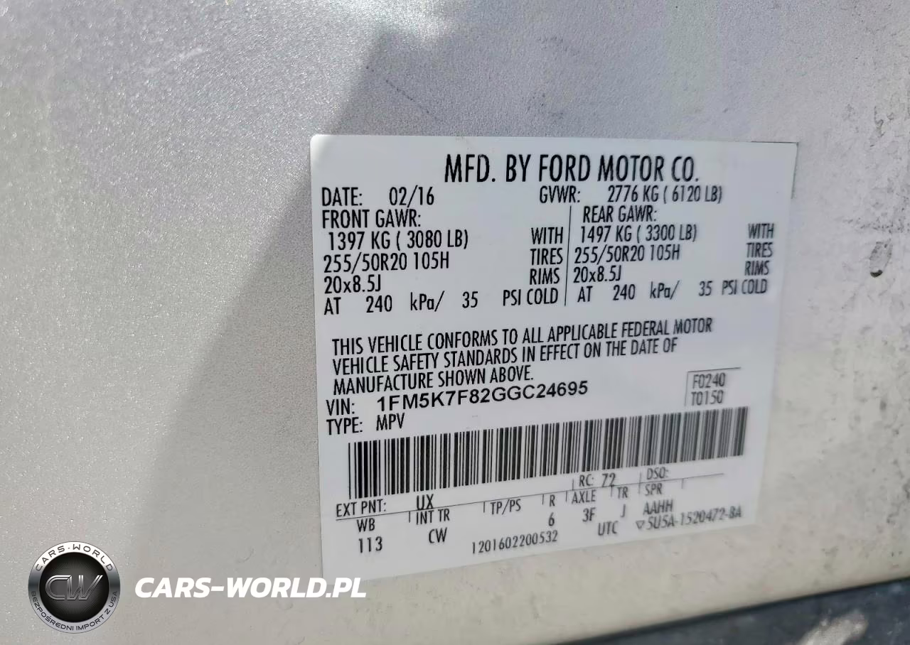 2016 Ford Explorer Limited VIN:1FM5K7F82GGC24695 - 13