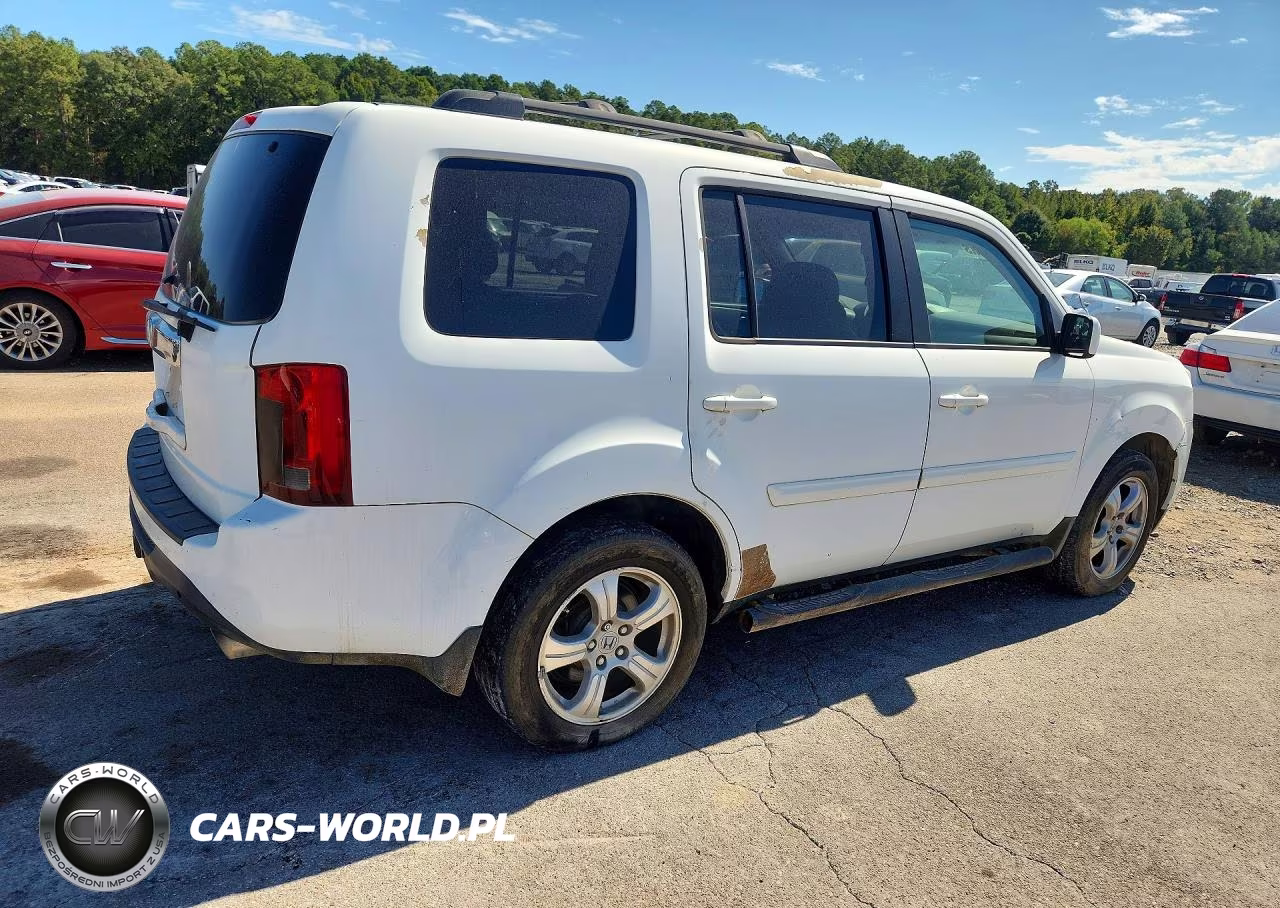 2013 Honda Pilot Exl VIN:5FNYF3H58DB019969 - 3
