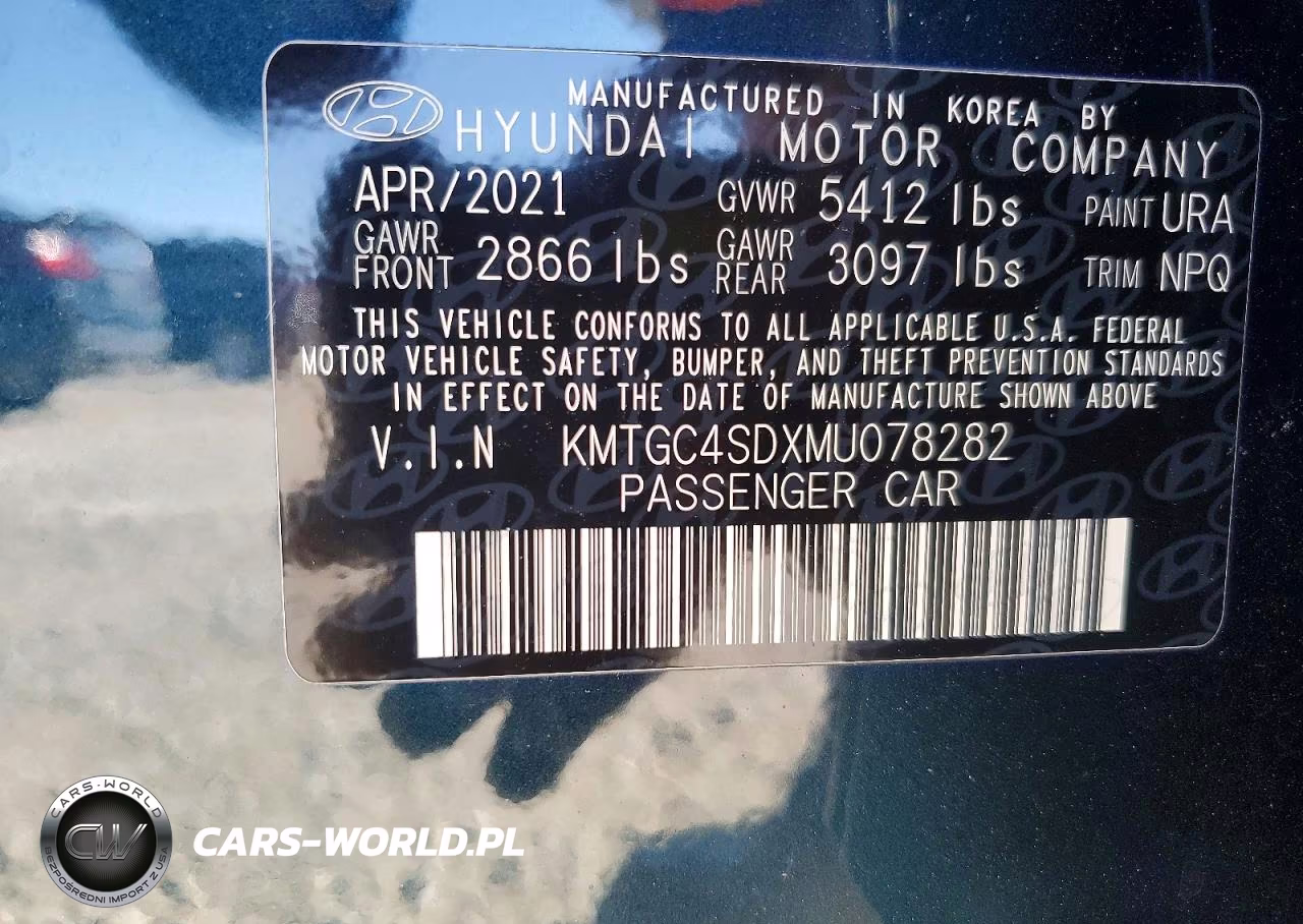 2021 Genesis G80 3.5T VIN:KMTGC4SDXMU078282 - 13