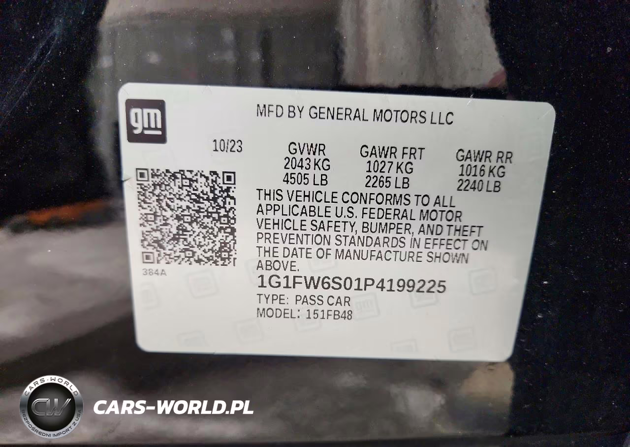 2023 Chevrolet Bolt Ev 1Lt VIN:1G1FW6S01P4199225 - 13