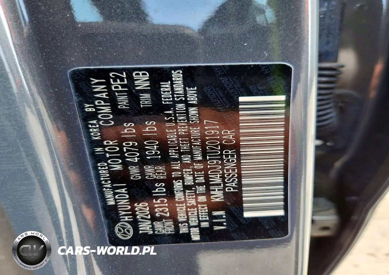 2026 Hyundai Elantra Hybrid Blue VIN:KMHLM4DJ9TU201917 - 13