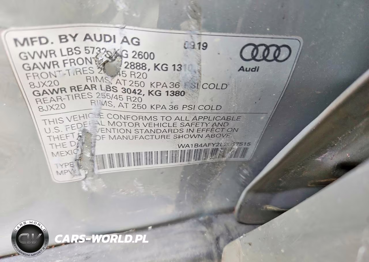 2020 Audi Sq5 Premium Plus VIN:WA1B4AFY2L2017515 - 13