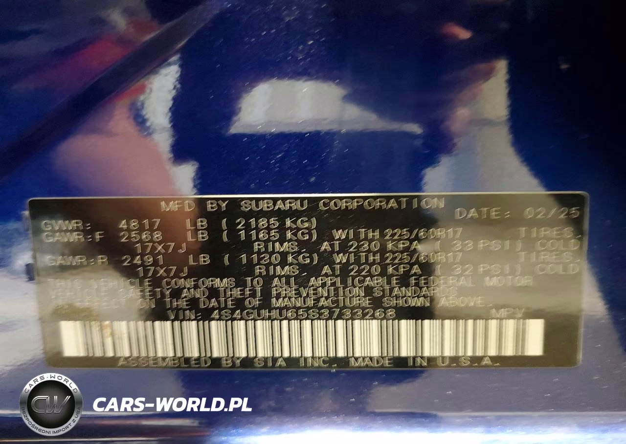 2025 Subaru Crosstrek Wilderness VIN:4S4GUHU65S3733268 - 14