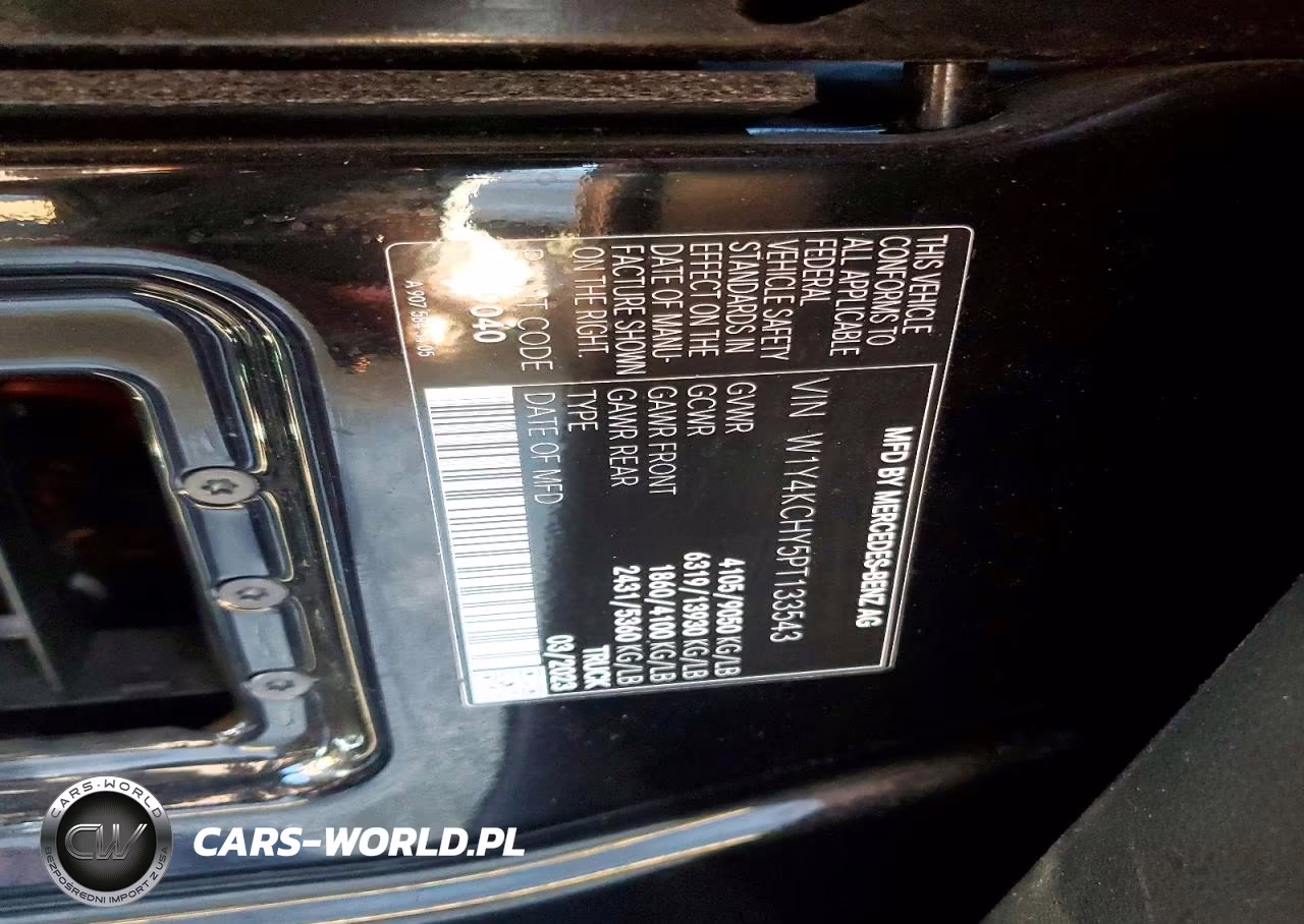 2023 Mercedes-Benz Sprinter 2500 Delivery Van VIN:W1Y4KCHY5PT133543 - 13