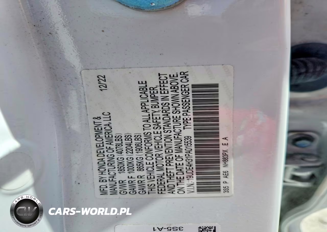2023 Acura Integra A-Spec VIN:19UDE4H31PA015539 - 12