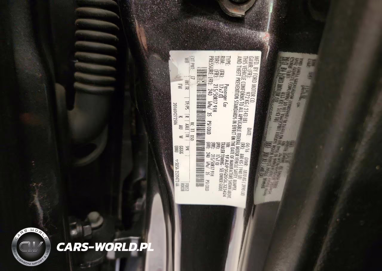 2016 Ford Focus Titanium VIN:1FADP3N20GL323424 - 12