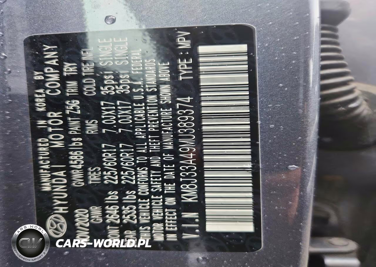 2021 Hyundai Tucson Value VIN:KM8J33A49MU389374 - 13