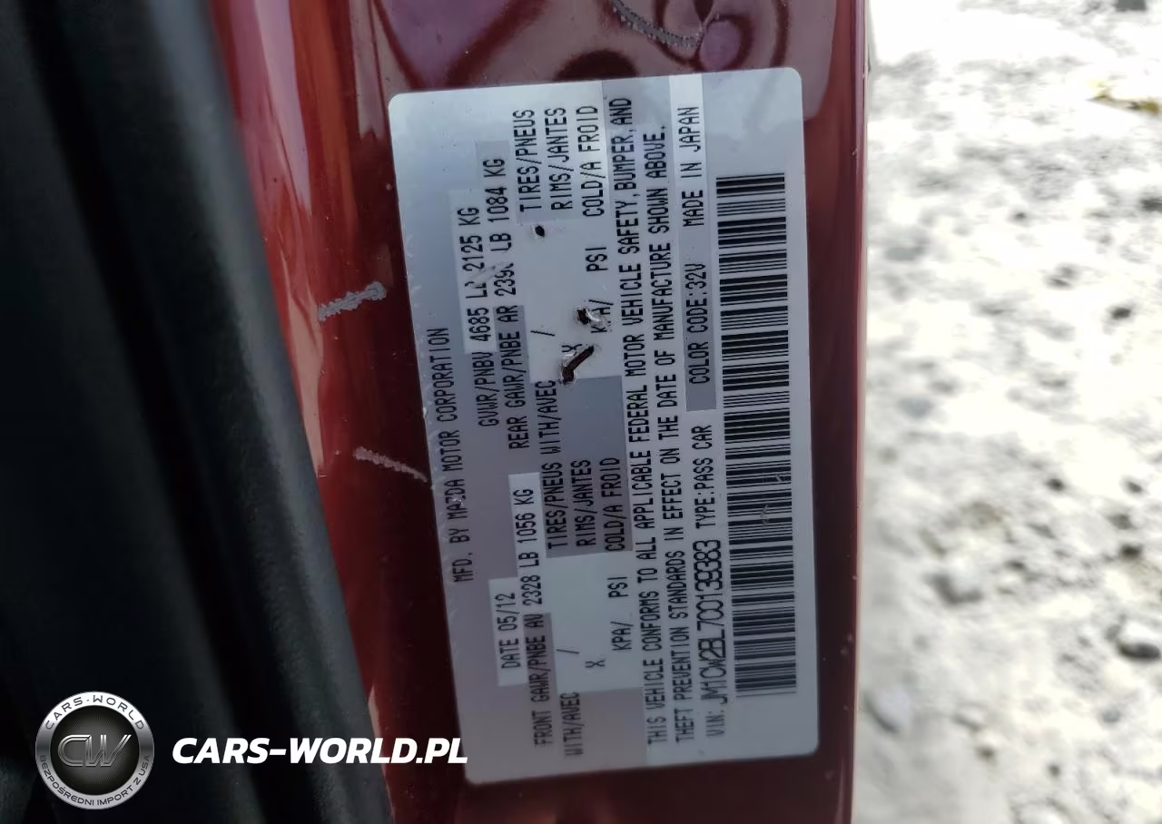 2012 Mazda 5 VIN:JM1CW2BL7C0139383 - 12