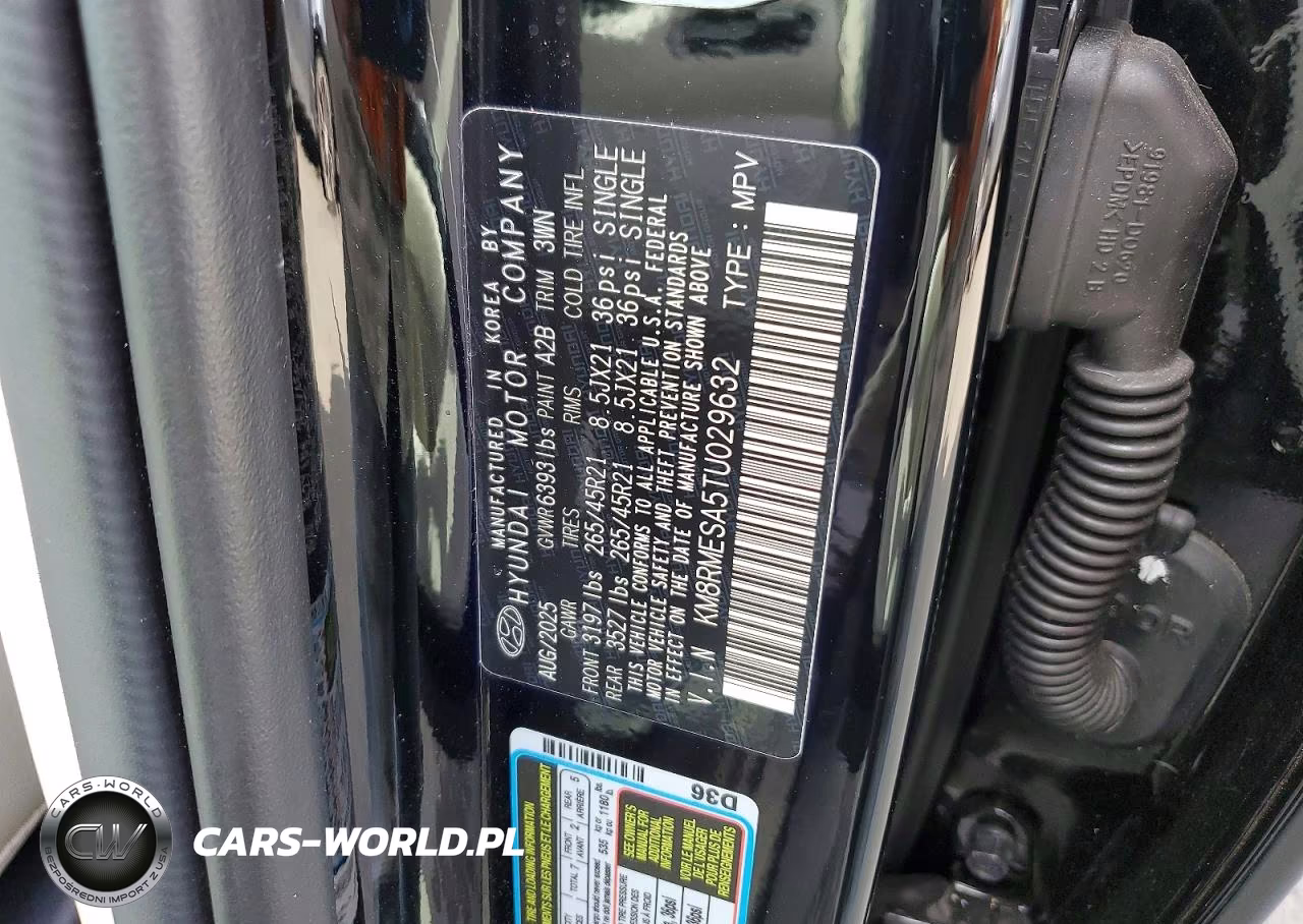 2026 Hyundai Palisade Calligraphy VIN:KM8RMESA5TU029632 - 13