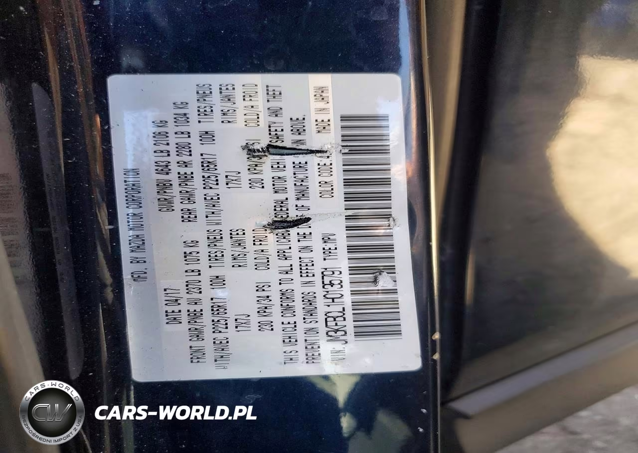 2017 Mazda Cx-5 Touring VIN:JM3KFBCL1H0135791 - 13
