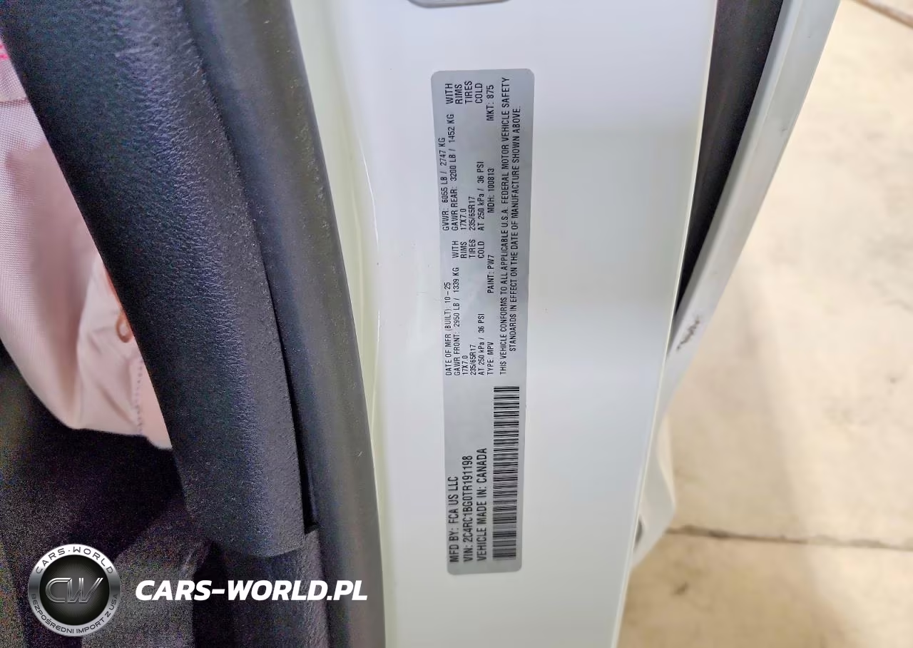2026 Chrysler Pacifica Select VIN:2C4RC1BG0TR191198 - 13