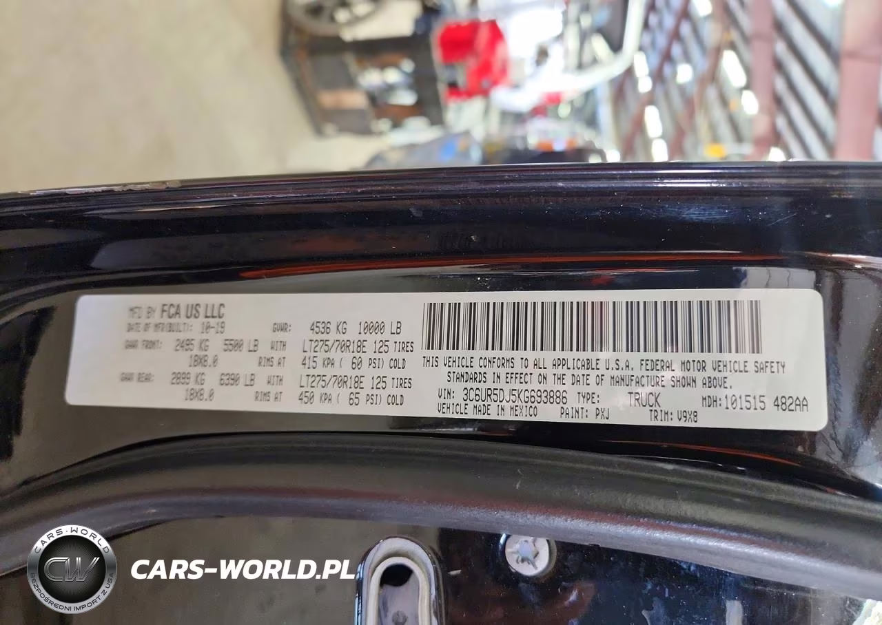 2019 Ram 2500 Big Horn VIN:3C6UR5DJ5KG693886 - 12