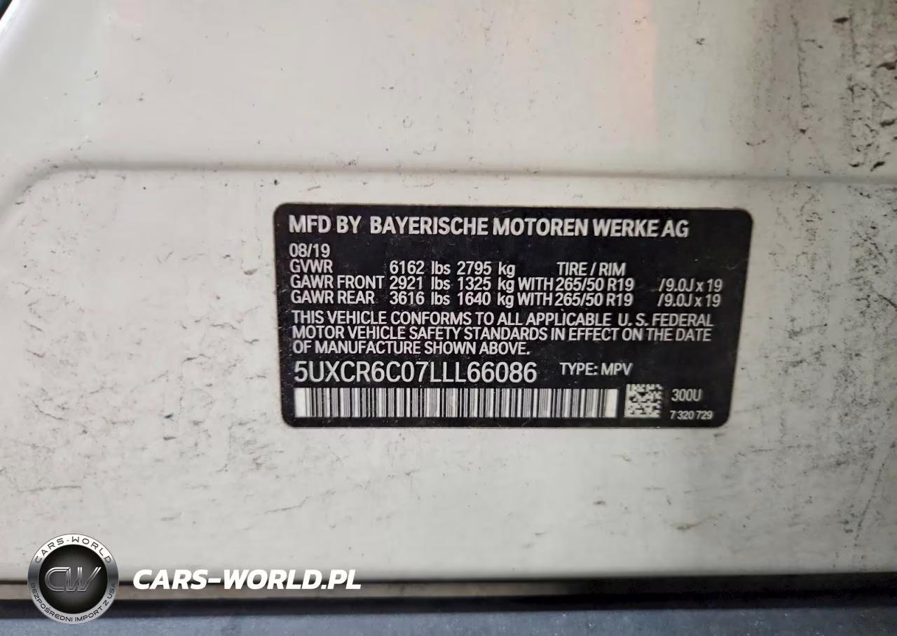 2020 BMW X5 xDrive40I VIN:5UXCR6C07LLL66086 - 13