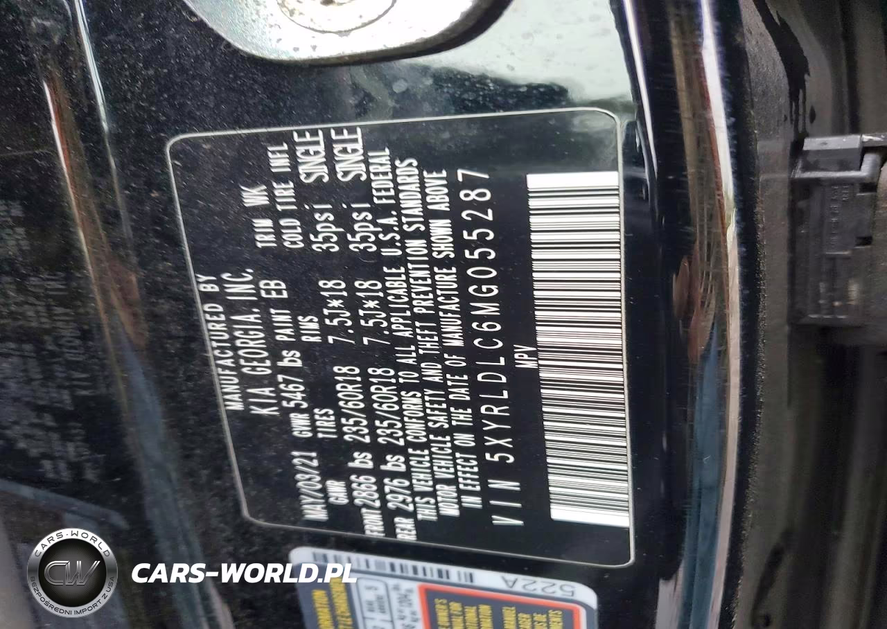 2021 Kia Sorento S VIN:5XYRLDLC6MG055287 - 14