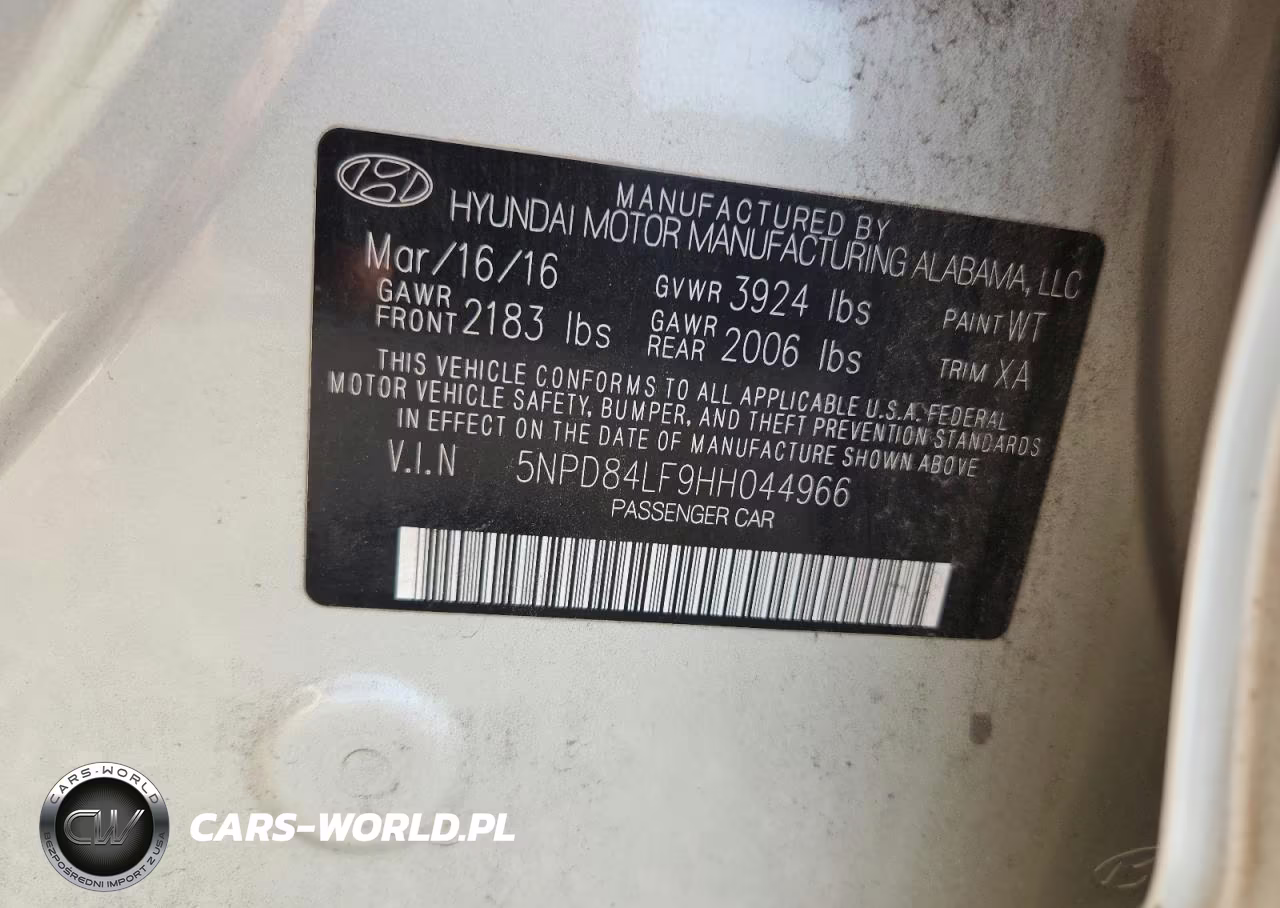 2017 Hyundai Elantra Se VIN:5NPD84LF9HH044966 - 12