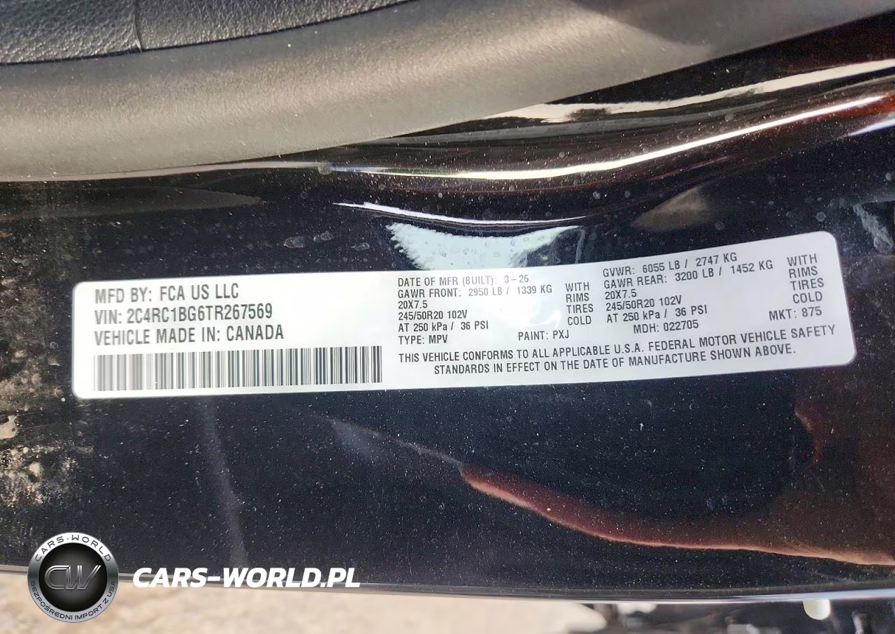 2026 Chrysler Pacifica Select VIN:2C4RC1BG6TR267569 - 14