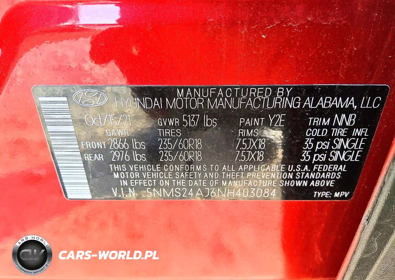2022 Hyundai Santa Fe Sel VIN:5NMS24AJ6NH403084 - 13