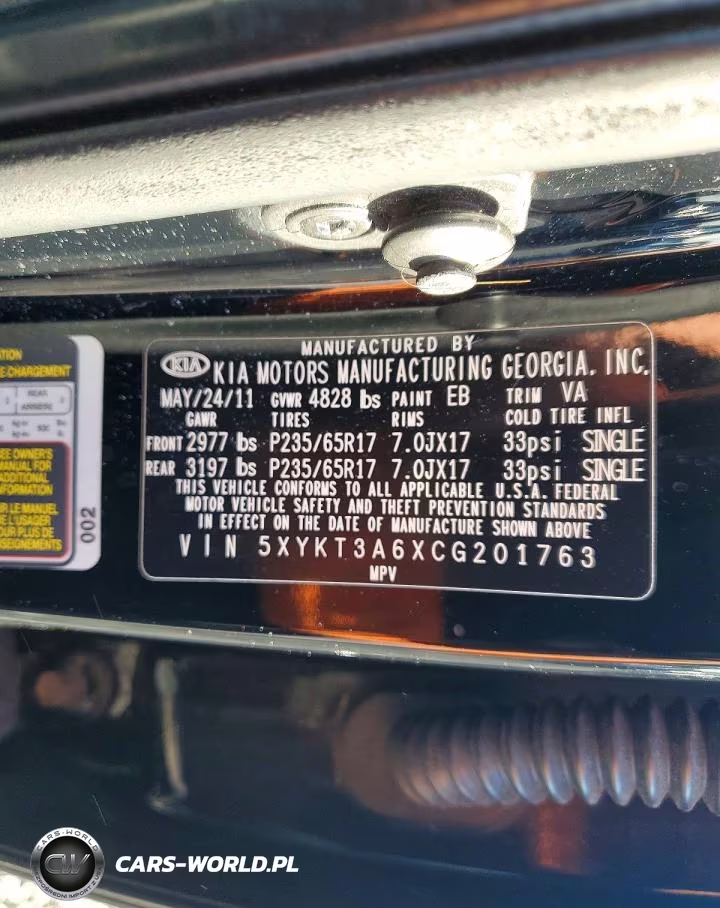 2012 Kia Sorento Lx VIN:5XYKT3A6XCG201763 - 13