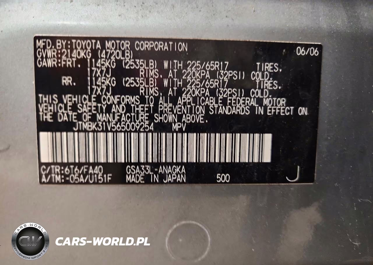 2006 Toyota Rav4 Limited VIN:JTMBK31V565009254 - 13