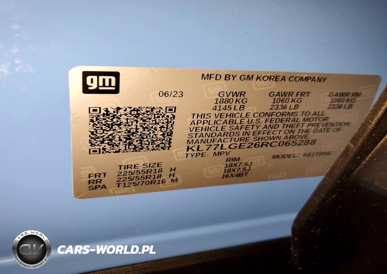 2024 Chevrolet Trax 1Rs VIN:KL77LGE26RC065288 - 13