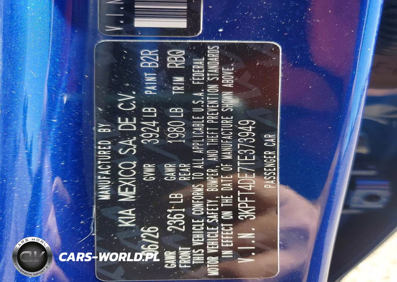 2026 Kia K4 Lxs VIN:3KPFT4DE7TE373949 - 12