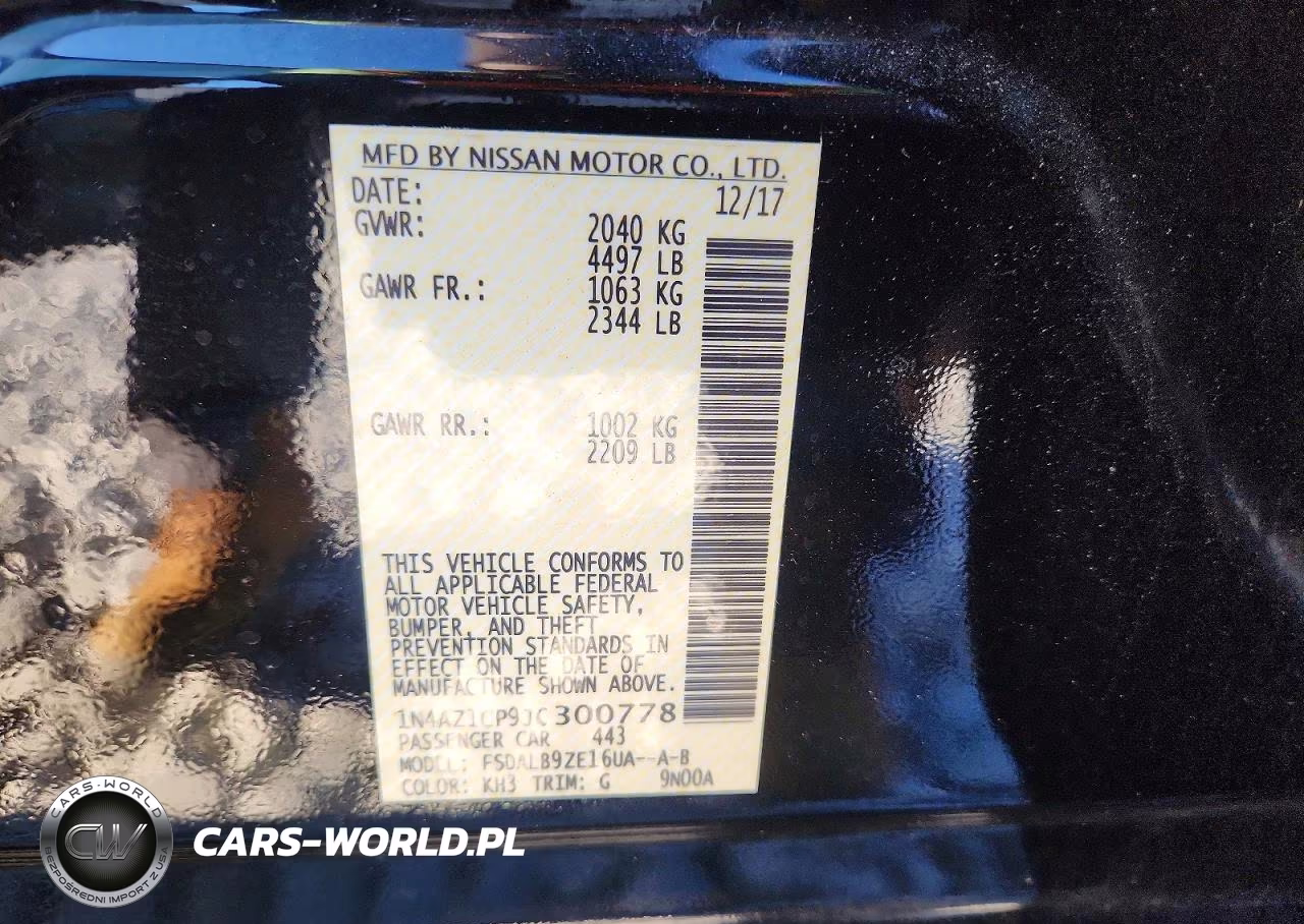 2018 Nissan Leaf S VIN:1N4AZ1CP9JC300778 - 12