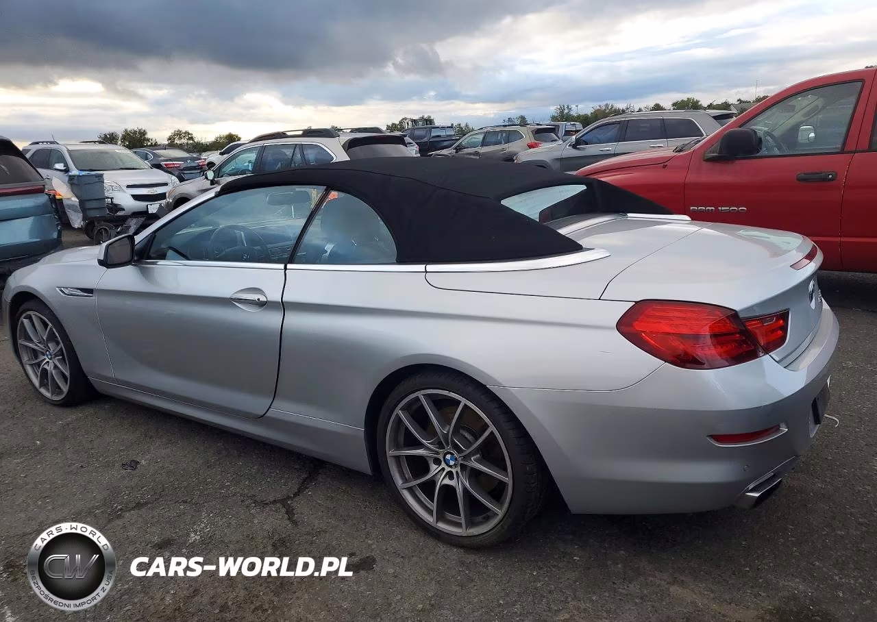 2012 BMW 650 I VIN:WBALZ3C50CDL71942 - 2